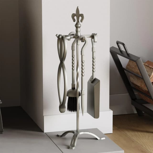 Lassic Fire Vida 5 Piece Fleur De Lys Companion Set Pewter unisex 5 Piece