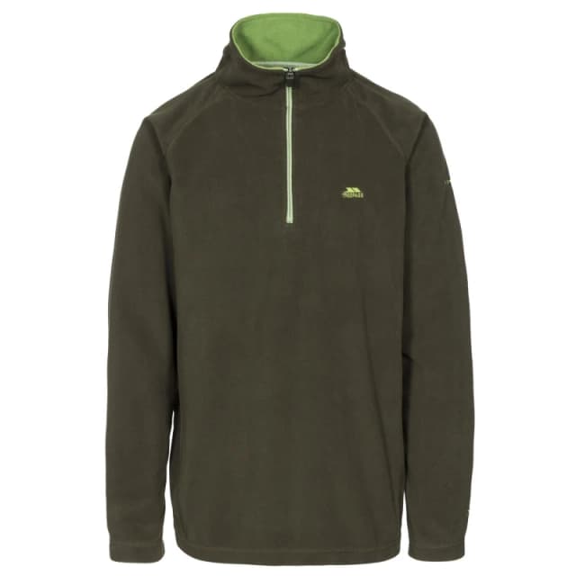 Trespass Trespass Men Blackford Microfleece in Olive Size: X-Small Olive XS Male 5059000710445
