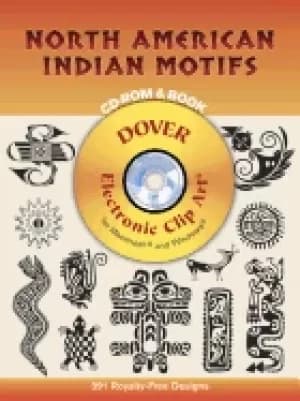 north american indian motifs cd rom and book