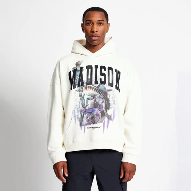 Madison Barclay Liberty Hoodie - White White XS