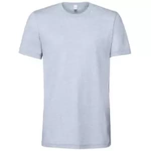 Bella + Canvas Adults Unisex Heather CVC T-Shirt (XL) (Light Blue Heather)