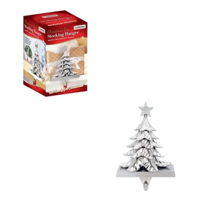 Christmas Workshop Christmas Tree Stocking Hanging Hook - Silver 72579
