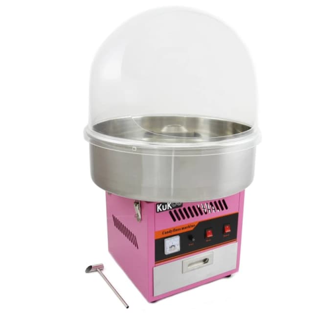Candyfloss Making Machine / Cotton Candy Maker & Acrylic Dome / Fun Party Snacks