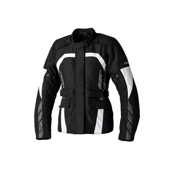 RST Alpha 5 Ladies Jacket Black Grey White Size 10