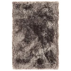 Asiatic Plush Shaggy Rug - 120 x 170cm - Zinc