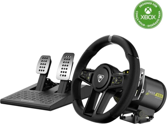 Turtle Beach VelocityOne Race Direct Drive Racing Wheel & Pedals for Xbox & PC - Black - TBS-0003-05