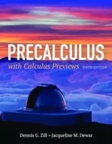 Precalculus With Calculus Previews