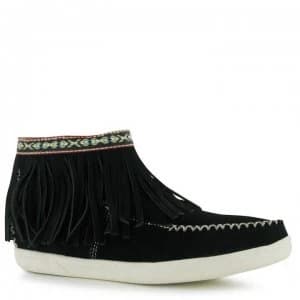 Minnetonka Ankle Boot Ladies - Black