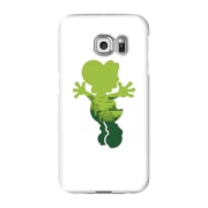 Nintendo Super Mario Yoshi Silhouette Phone Case - Samsung S6 Edge - Snap Case - Gloss
