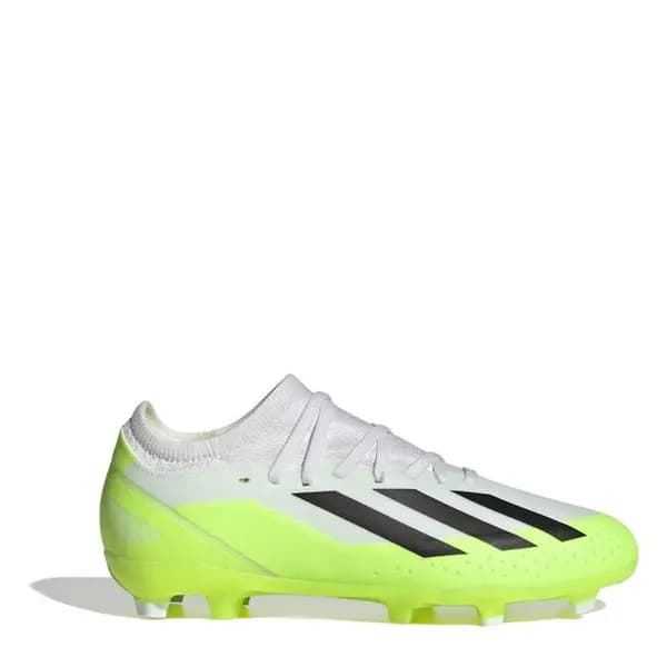 adidas X Crazyfast League Childrens Firm Ground Boots Firm Ground Football Boots C10 (28) White 08018527100
