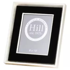 Antiqued Pewter Deep Framed Black Velvet 8X10 Photo Frame