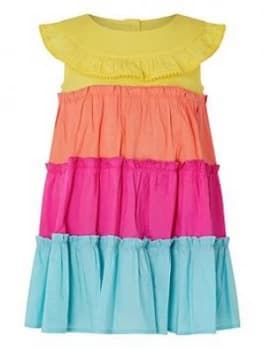 Monsoon S.E.W. Baby Girls Colourblock Dress - Multi