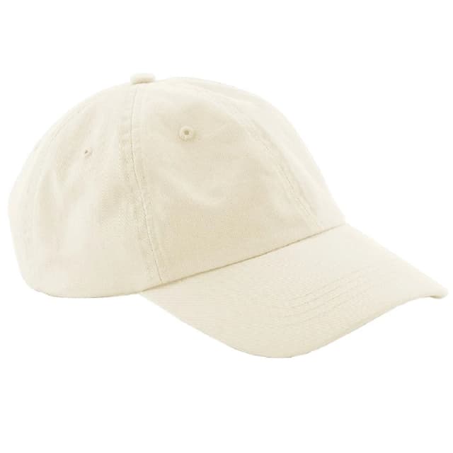 Beechfield Beechfield Men Low Profile 6 Panel Dad Cap in Beige Beige One Size Male 5057520206417