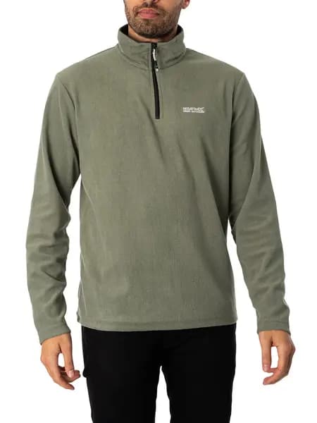 Regatta Thompson Lightweight Half Zip Sweatshirt Agave Green Ash M
