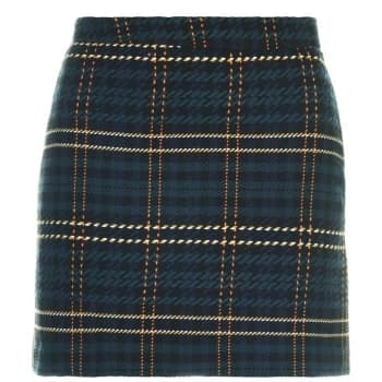 Jack Wills Kerby Check Mini Skirt - Black