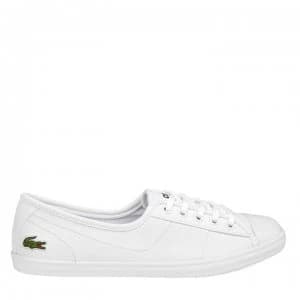 Lacoste Leather Trainers - White