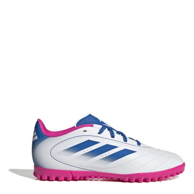 adidas Goletto VIII Astro Turf Football Boots Kids White/Blue/Pink male 1 (33)
