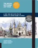 urban sketching art pack a guide book and sketch pad for drawing on locatio