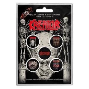 Kreator - Skull & Skeletons Button Badge Pack