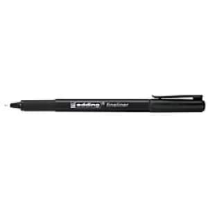 Edding Fineliner Fine 0.4mm Black Pack of 12