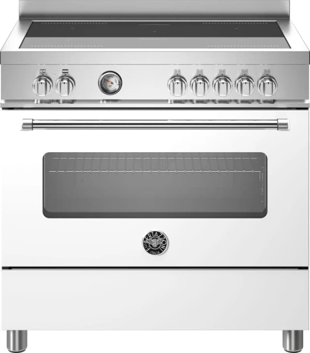 Bertazzoni Master Series MAS95I1EBIC 90cm wide Electric Range Cooker with Induction Hob - Bianco - A Rated