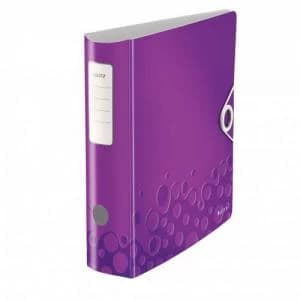 Leitz 180° Active WOW Lever Arch File. A4. 75mm. Purple. -