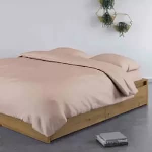 Panda 100% Bamboo Duvet Cover Vintage Pink - Super King