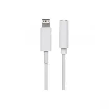 Maplin Lightning to 3.5mm Audio Jack Adapter - White