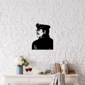 Tom Of Finland Police Black Decorative Metal Wall Accessory