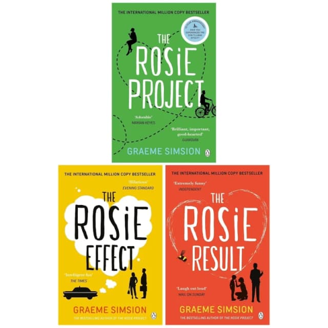 Don Tillman Series 3 Book Collection By Graeme Simsion The Rosie Project The Rosie Effect The Rosie Result Graeme Simsion Books