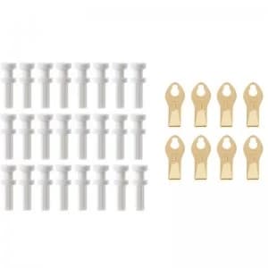 Takker Hardwall Refill Takks and Picture Hooks - 32 Piece