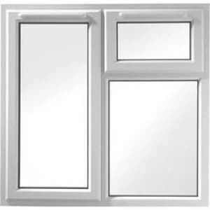 Wickes Upvc Casement Window White 1190 x 1010mm Lh Side Hung and Top Hung
