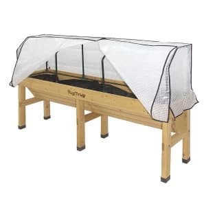 VegTrug Medium Wall Hugger Greenhouse Frame and PE Cover