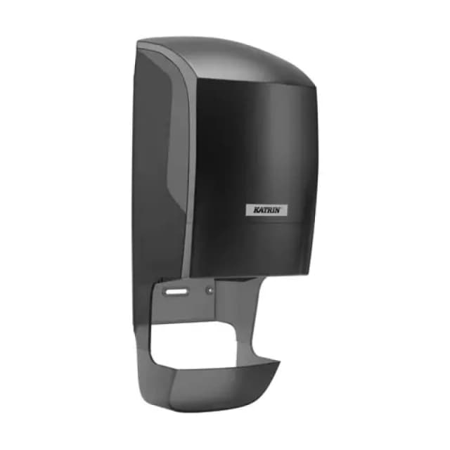 Katrin System Toilet Roll Dispenser with Core Catcher Black 77472
