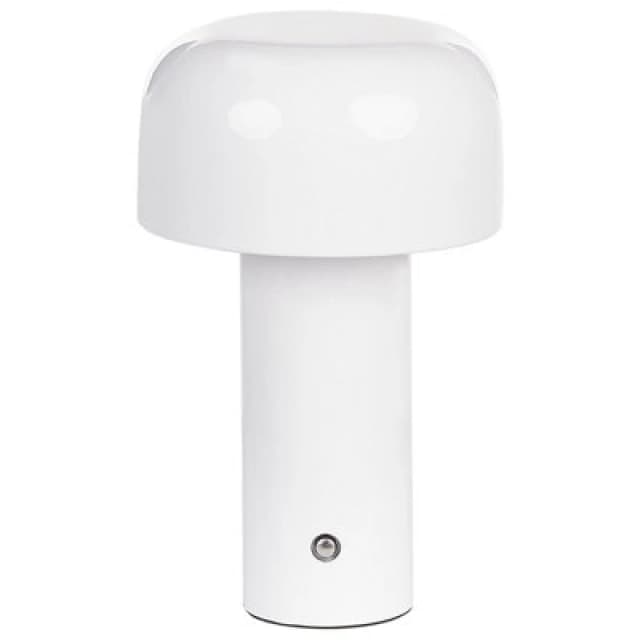 Beliani Wireless LED Table Lamp Besos With Dimmer Metal White