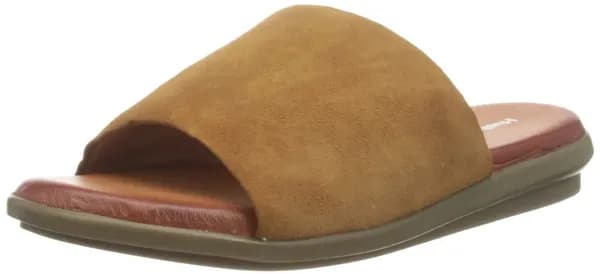 Hush Puppies Womens Krystal Slip On Mule Slide Sandals - UK 4 Brown female GDE2403TAN4