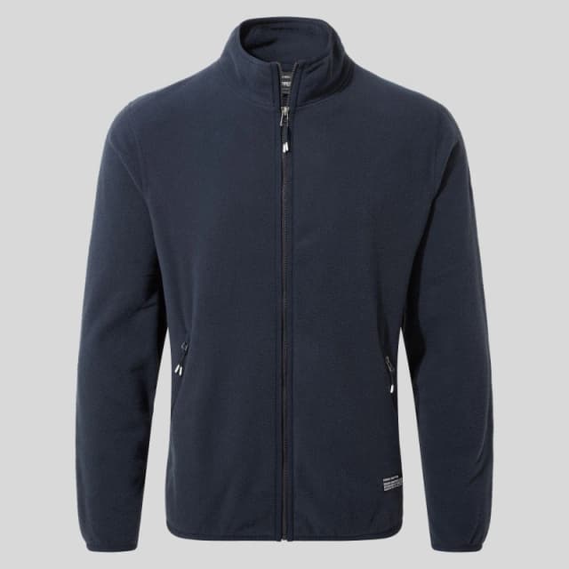 Craghoppers Mens Renu Quarter Zip Fleece Blue Navy male Small