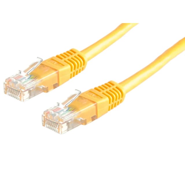 ROLINE UTP Patch Cord Cat.5e. yellow 0.5m
