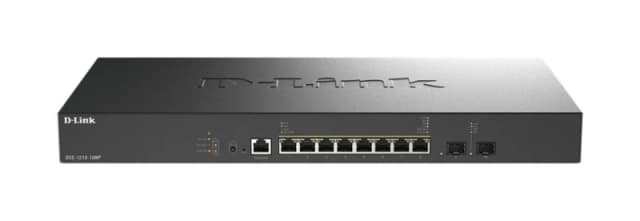D-Link D-Link DXS-1210-10MP 10-Port 10G Multi-Gigabit PoE++ Smart Managed Switch with 2 x 10G SFP+ Ports DXS-1210-10MP/B