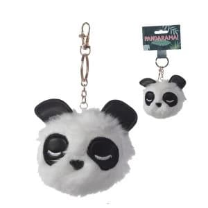 Pandarama Panda Pom Pom Keyring