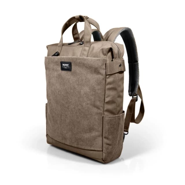 Port Designs MILANO II ECO TOTEPACK -DESERT BROWN. 16ltr 14/16 laptop