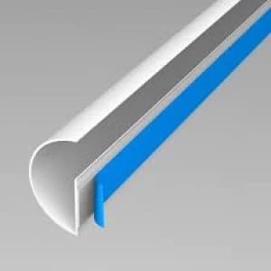 D-Line 50x25mm CableTraC 400mm Length White Ref TRAC5001 Pack 4