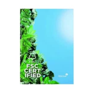 Silvine Premium FSC Certified Casebound Notebook Lined 160 Pages A4 R207