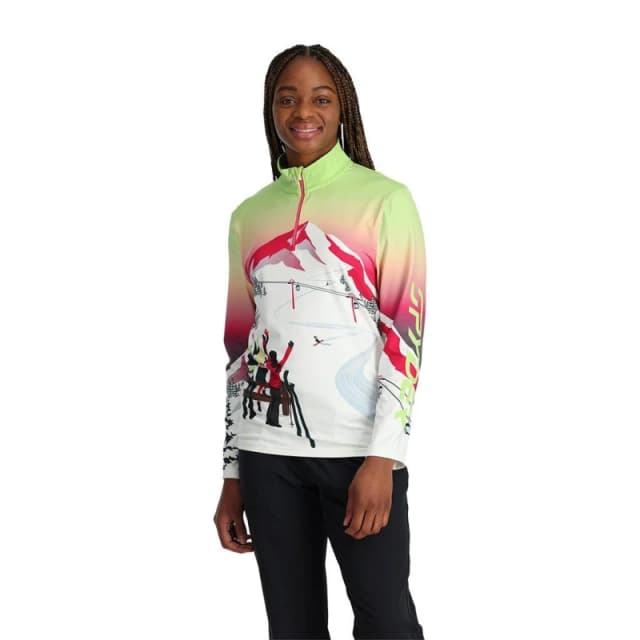 Spyder Womens Sunset Fleece Lime Ice female 8 (XS)