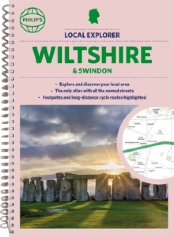 Philip's Local Explorer Street Atlas Wiltshire and Swindon Spiral bound