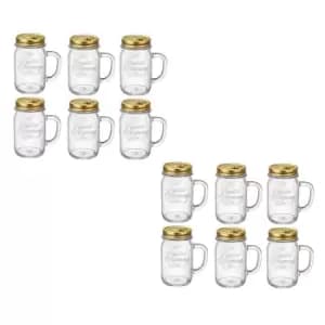 Bormioli Rocco Quattro Stagioni 41.5cl Jar With Handle - Pack Of 12