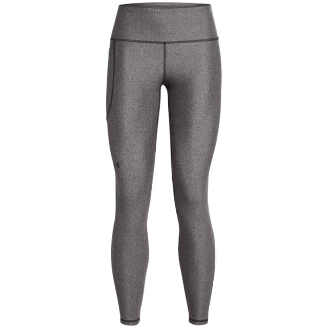 Under Armour HeatGear No-Slip Waistband Full-Length Leggings Womens Charcoal/Heathr female 10 (S)