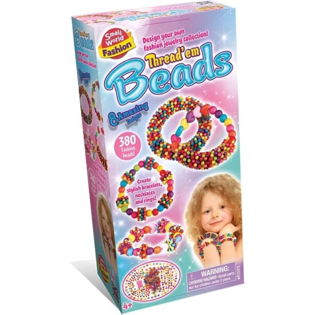 Small World Toys Thread Em Beads Multi unisex One Size