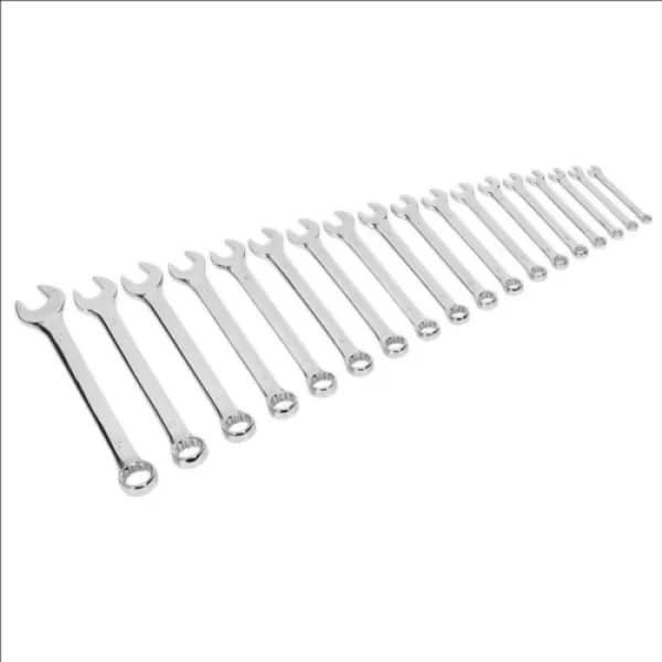 Genuine SEALEY S01052 Combination Spanner Set 18pc