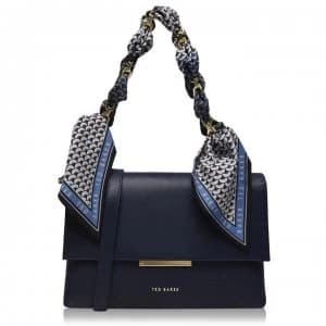 Ted Baker Elsy Crossbody Soft Leather Bag - navy